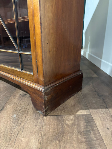 Edwardian Mahogany Astral Glazed Bookcase / Display Cabinet