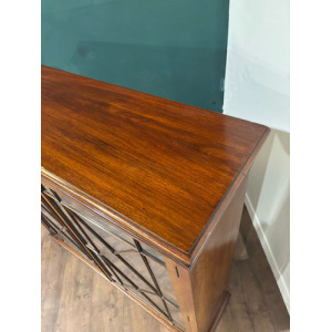 Edwardian Mahogany Astral Glazed Bookcase / Display Cabinet