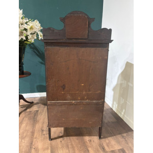 Edwardian Mahogany Serpentine Fronted Display Cabinet