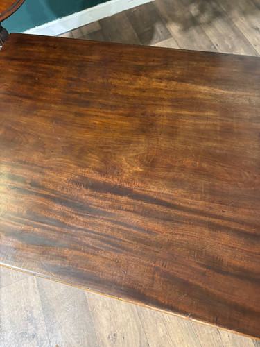 Edwardian Mahogany Table With Drawers