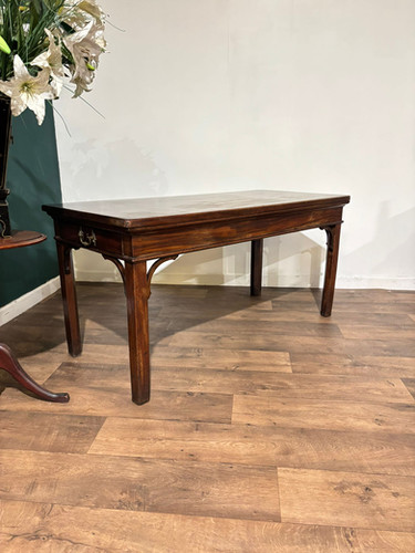 Edwardian Mahogany Table With Drawers
