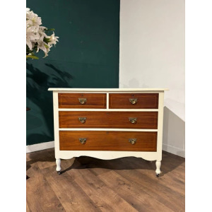 Edwardian Mahogany Upcycled Chest Of Drawers