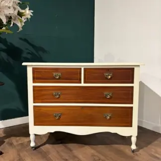 Edwardian Mahogany Upcycled Chest Of Drawers