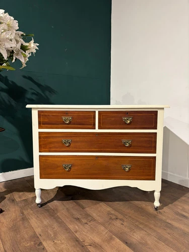 Edwardian Mahogany Upcycled Chest Of Drawers