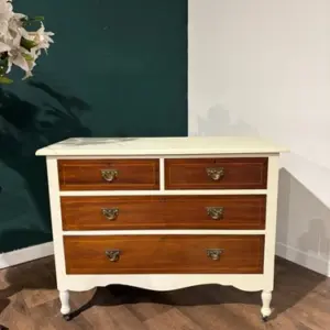 Edwardian Mahogany Upcycled Chest Of Drawers