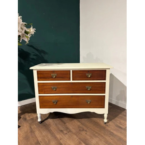 Edwardian Mahogany Upcycled Chest Of Drawers