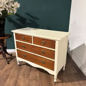 Edwardian Mahogany Upcycled Chest Of Drawers