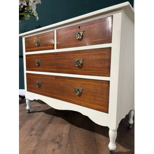 Edwardian Mahogany Upcycled Chest Of Drawers