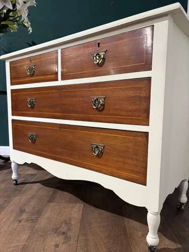 Edwardian Mahogany Upcycled Chest Of Drawers