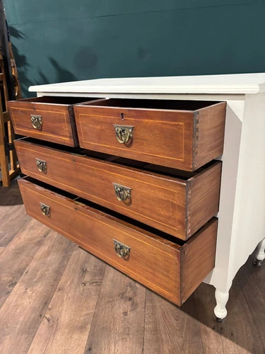 Edwardian Mahogany Upcycled Chest Of Drawers