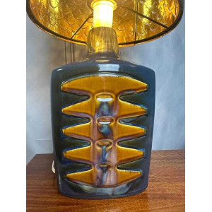 Einar Johansen Stentoj Soholm Blue Table Lamp 1022, Danish Design Desk Lamp, Vintage Design, 1960s, Mid Century Decor