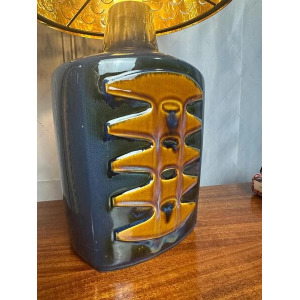 Einar Johansen Stentoj Soholm Blue Table Lamp 1022, Danish Design Desk Lamp, Vintage Design, 1960s, Mid Century Decor