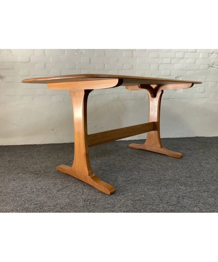 Ercol Aldeburgh Refectory Dining Table In Light Elm.