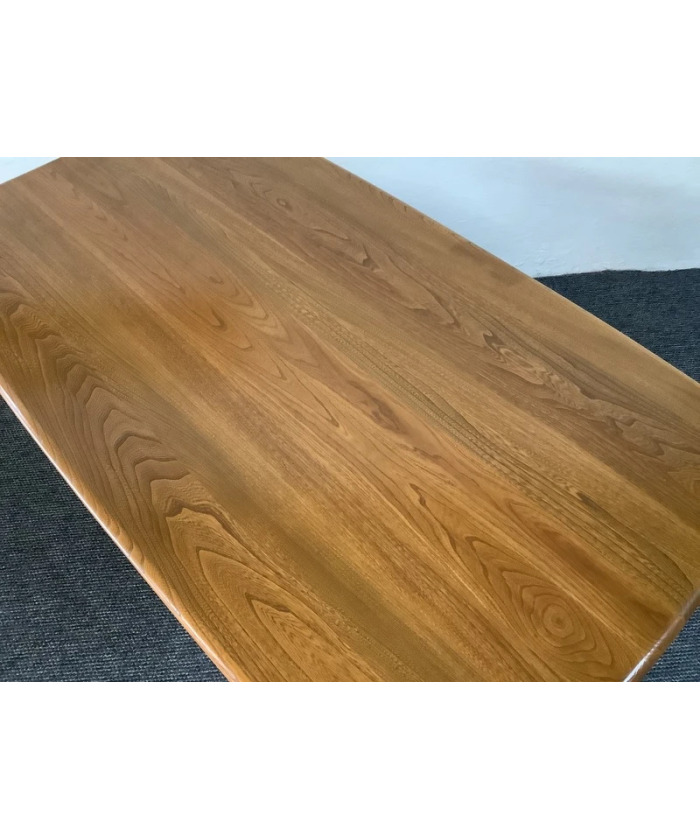 Ercol Aldeburgh Refectory Dining Table In Light Elm.