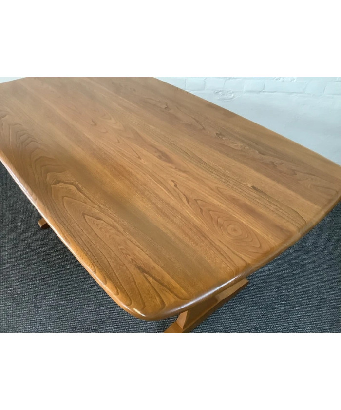 Ercol Aldeburgh Refectory Dining Table In Light Elm.