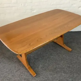 Ercol Aldeburgh Refectory Dining Table In Light Elm.