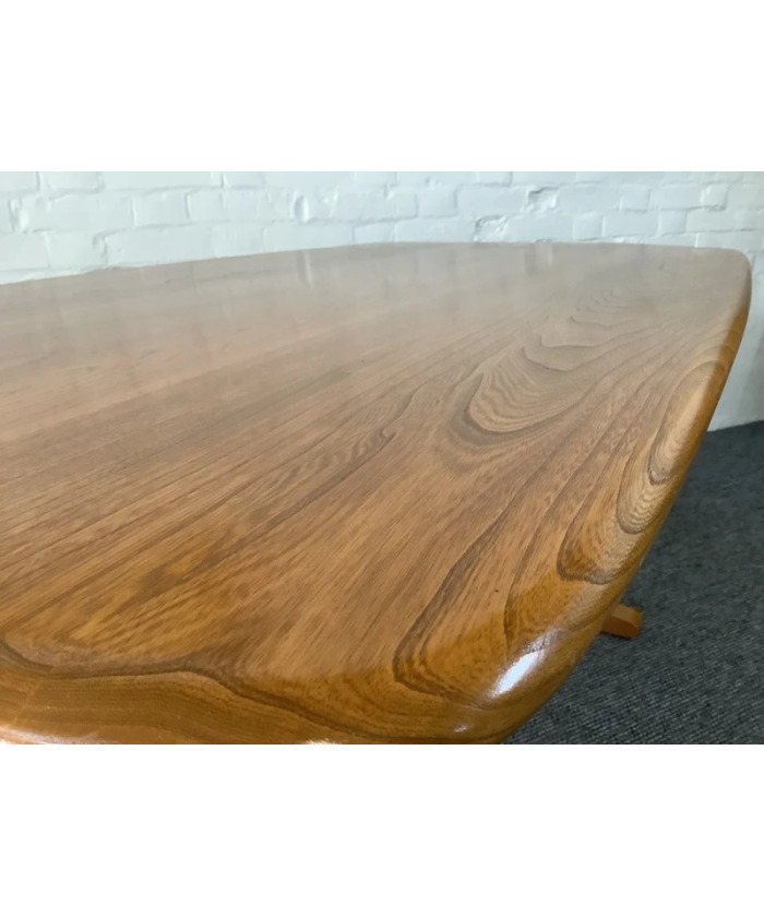 Ercol Aldeburgh Refectory Dining Table In Light Elm.