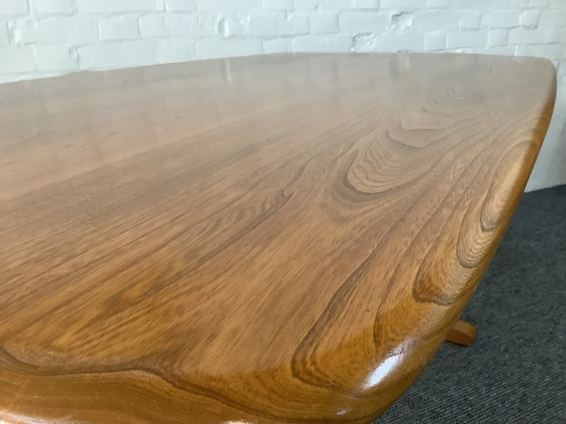 Ercol Aldeburgh Refectory Dining Table In Light Elm.