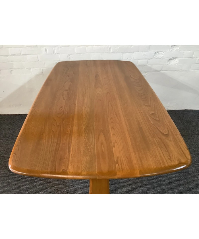 Ercol Aldeburgh Refectory Dining Table In Light Elm.