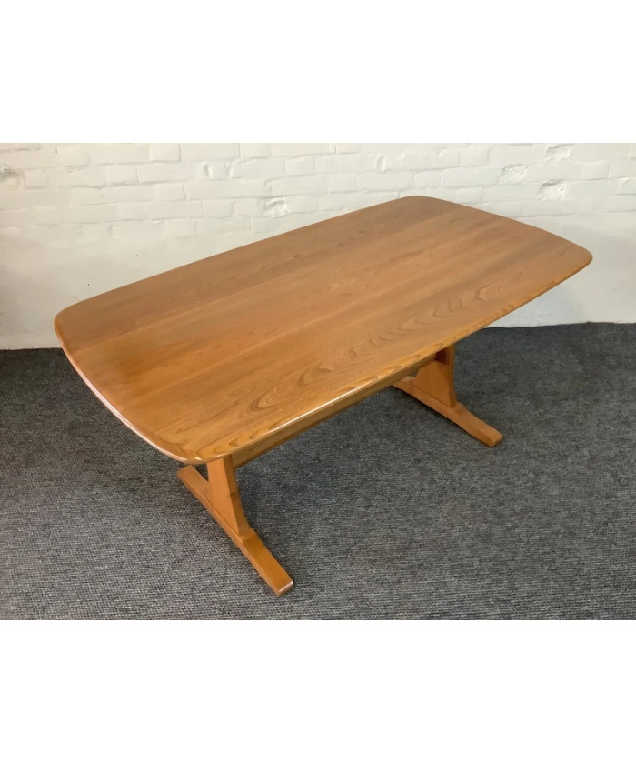 Ercol Aldeburgh Refectory Dining Table In Light Elm.