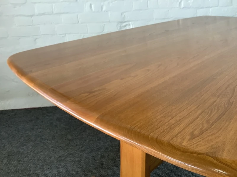 Ercol Aldeburgh Refectory Dining Table In Light Elm.