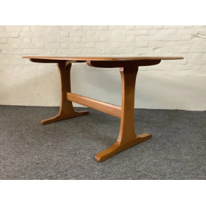 Ercol Aldeburgh Refectory Dining Table In Light Elm.
