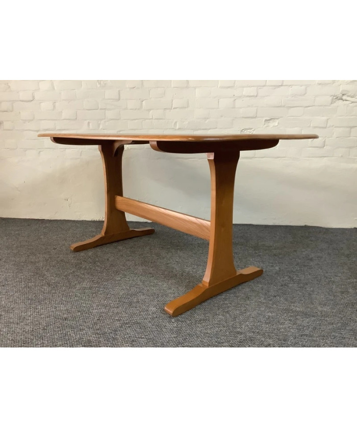 Ercol Aldeburgh Refectory Dining Table In Light Elm.
