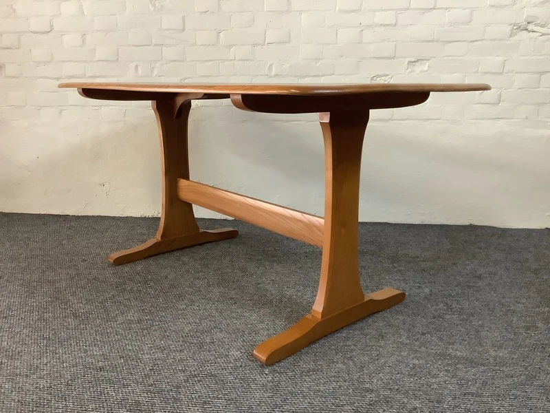 Ercol Aldeburgh Refectory Dining Table In Light Elm.