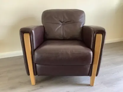 Ercol Augusta Leather Armchair - Image 7
