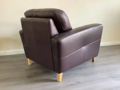 Ercol Augusta Leather Armchair - Image 8
