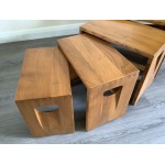 Ercol Nest Of Five Tables. Handcrafted In High Wycombe 1964/70.