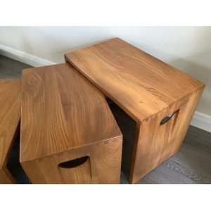 Ercol Nest Of Five Tables. Handcrafted In High Wycombe 1964/70.