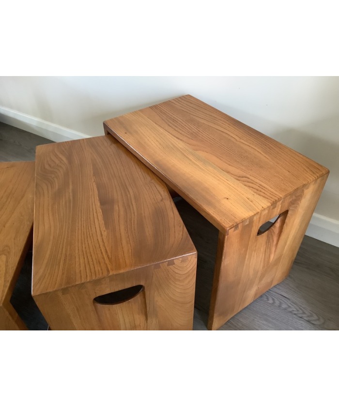 Ercol Nest Of Five Tables. Handcrafted In High Wycombe 1964/70.