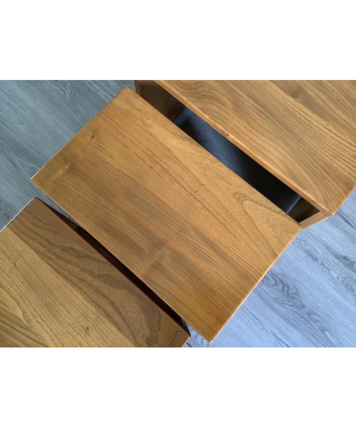 Ercol Nest Of Five Tables. Handcrafted In High Wycombe 1964/70.