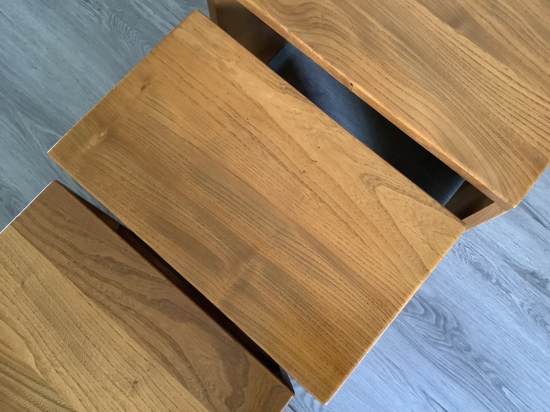 Ercol Nest Of Five Tables. Handcrafted In High Wycombe 1964/70.