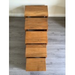 Ercol Nest Of Five Tables. Handcrafted In High Wycombe 1964/70.