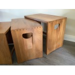 Ercol Nest Of Five Tables. Handcrafted In High Wycombe 1964/70.