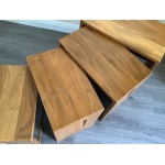 Ercol Nest Of Five Tables. Handcrafted In High Wycombe 1964/70.