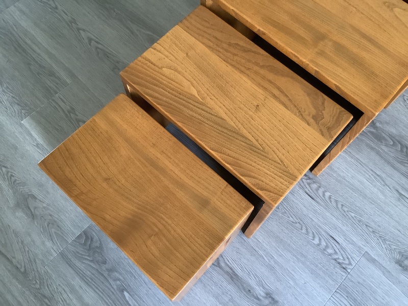 Ercol Nest Of Five Tables. Handcrafted In High Wycombe 1964/70.