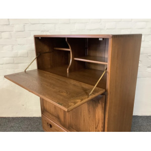 Ercol Windsor 469 Serving Cabinet/Bureau In Golden Dawn.