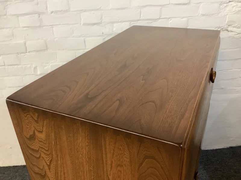 Ercol Windsor 469 Serving Cabinet/Bureau In Golden Dawn.