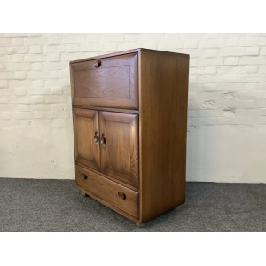 Ercol Windsor 469 Serving Cabinet/Bureau In Golden Dawn.