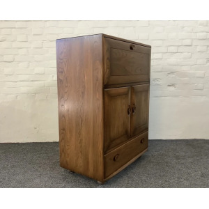 Ercol Windsor 469 Serving Cabinet/Bureau In Golden Dawn.