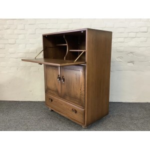 Ercol Windsor 469 Serving Cabinet/Bureau In Golden Dawn.