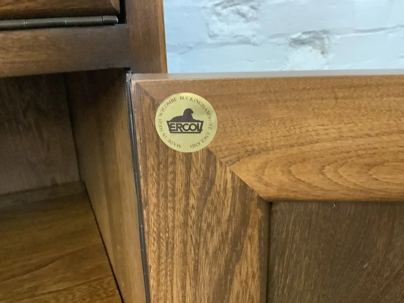 Ercol Windsor 469 Serving Cabinet/Bureau In Golden Dawn.