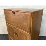 Ercol Windsor 469 Serving Cabinet/Bureau In Natural Elm.