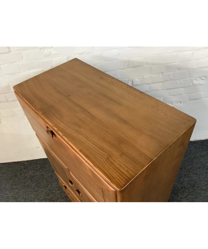 Ercol Windsor 469 Serving Cabinet/Bureau In Natural Elm.