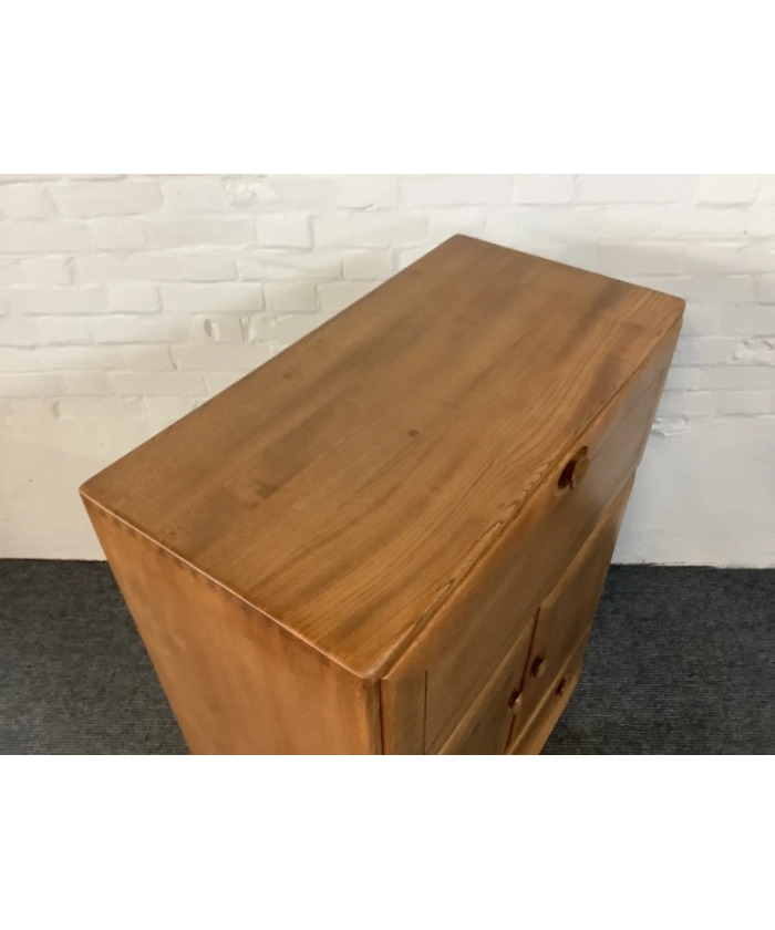 Ercol Windsor 469 Serving Cabinet/Bureau In Natural Elm.