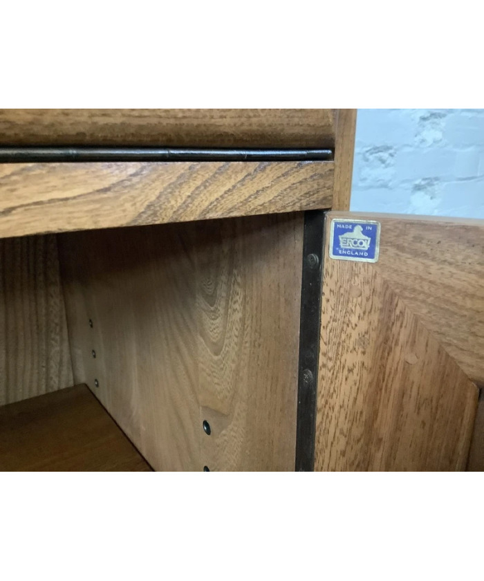 Ercol Windsor 469 Serving Cabinet/Bureau In Natural Elm.