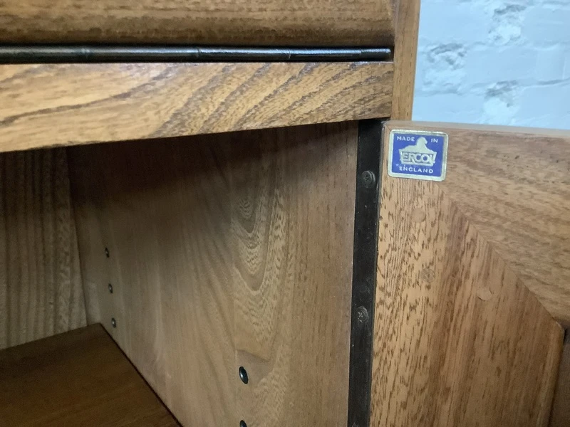 Ercol Windsor 469 Serving Cabinet/Bureau In Natural Elm.